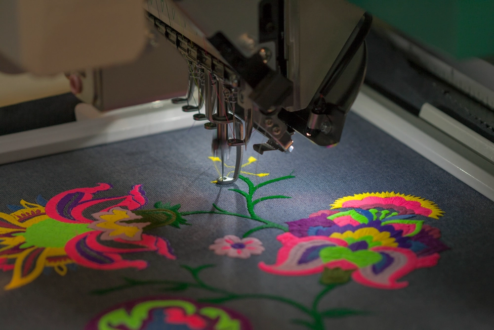 Embroidery thread and sewing materials for digitizing